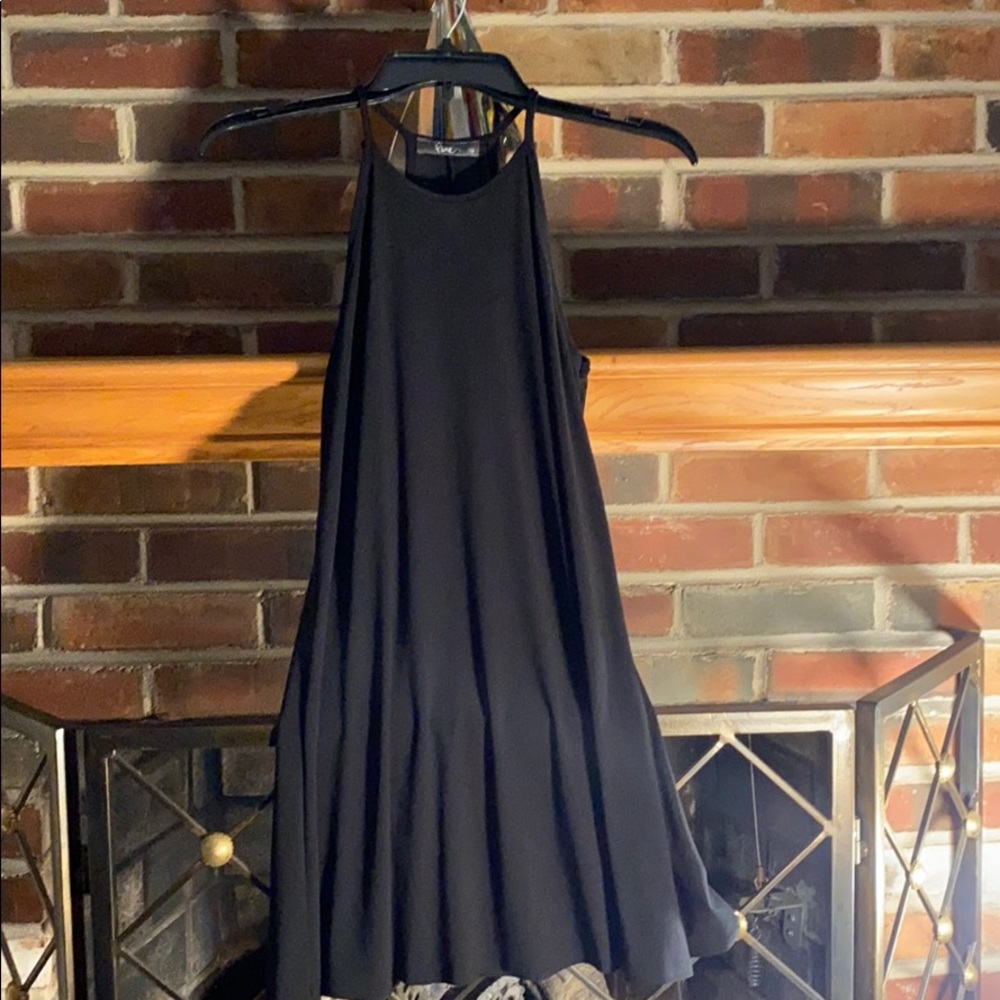 Simple black dress